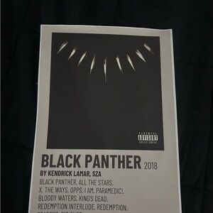 Black Panther 2018 Poster